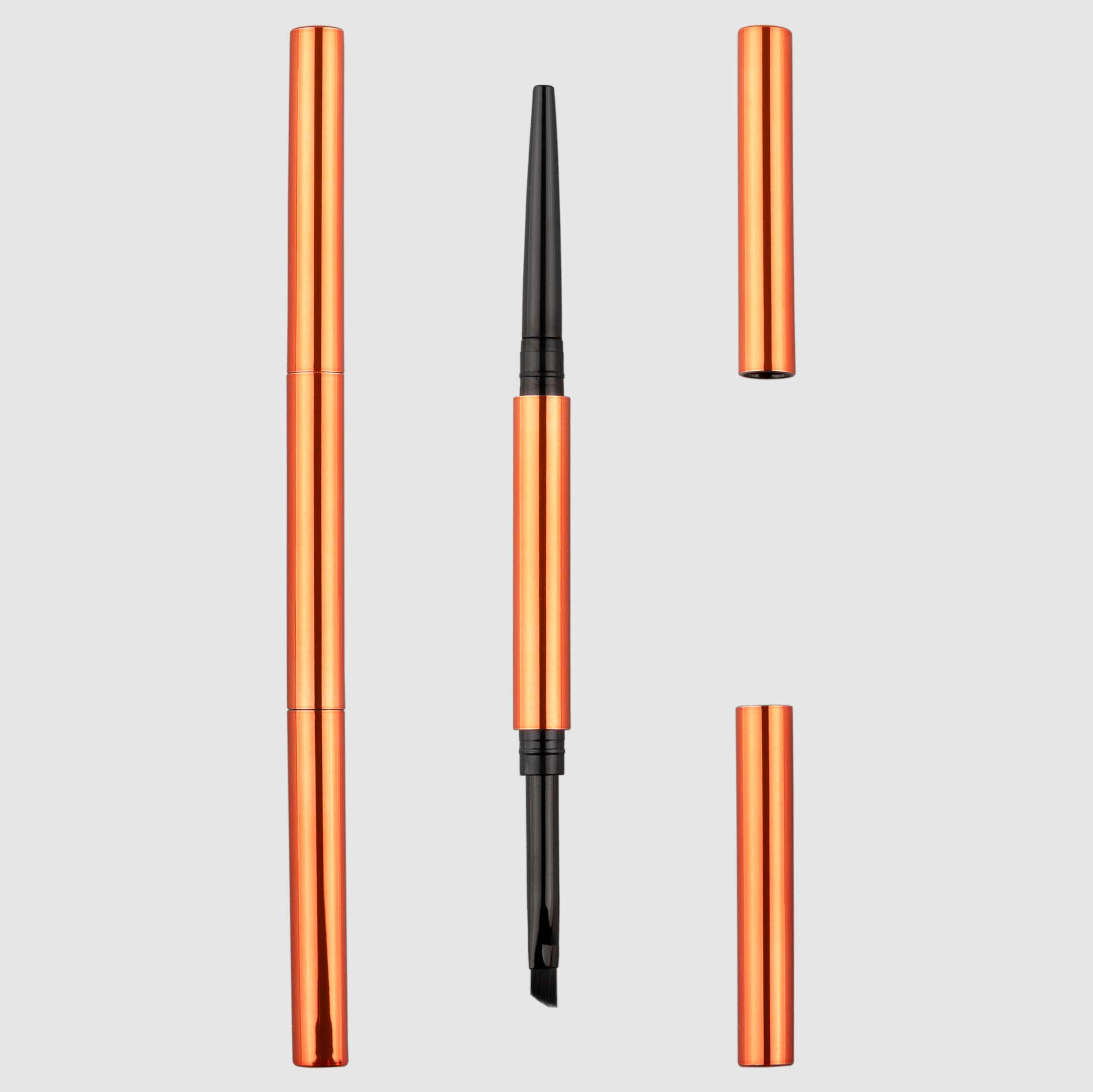 Duplici-finita Eyeliner plumbum cum supercilium Peniculus