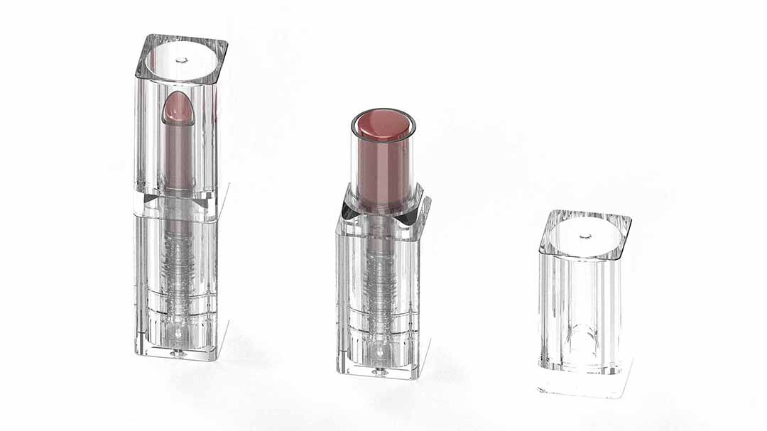 Iniectio-effictus Lipstick Tube Packaging