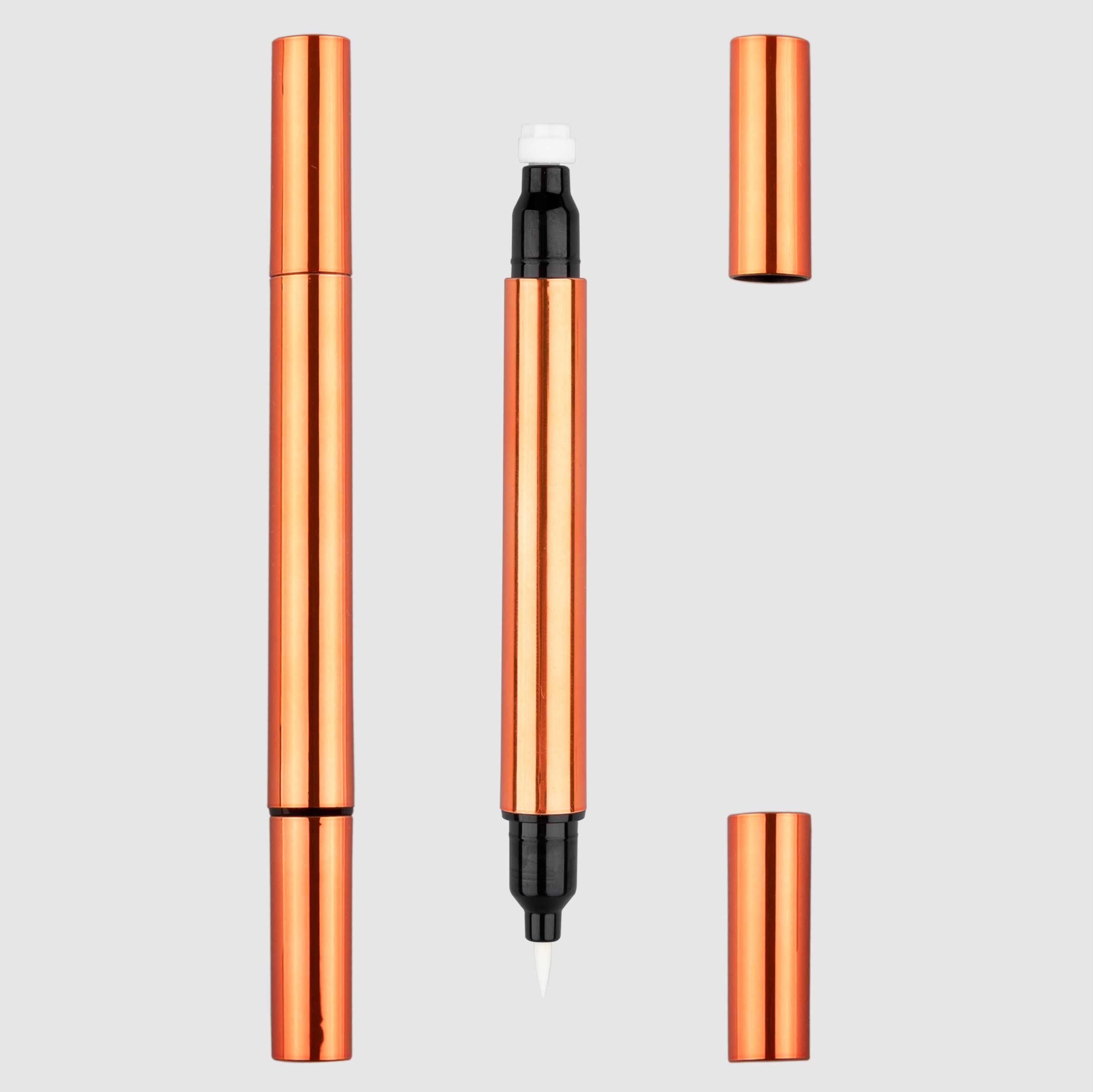 Liquid eyeliner cum stamp packaging