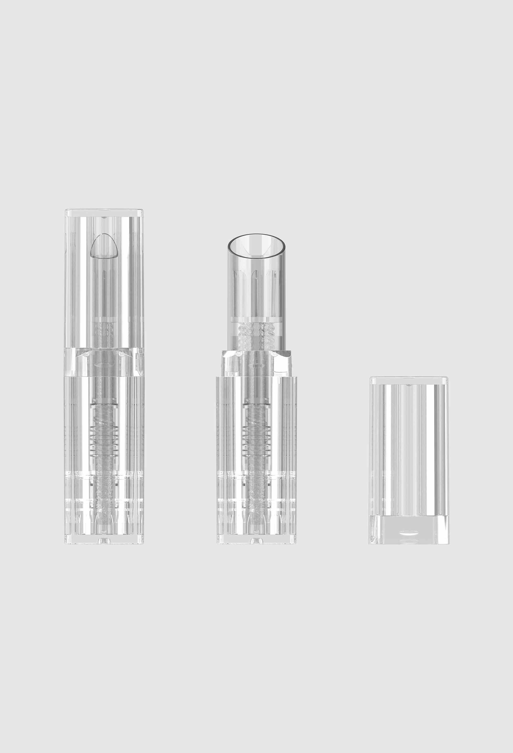 Transparent iniectio-fingitur lipstick fistula packaging